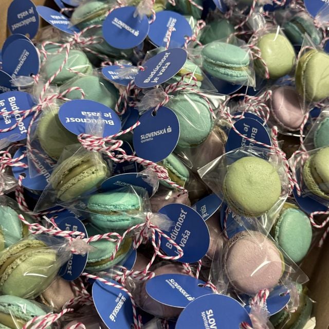 Sladký balíček s brandingom pre rôzne biznis udalosti od LE BON.