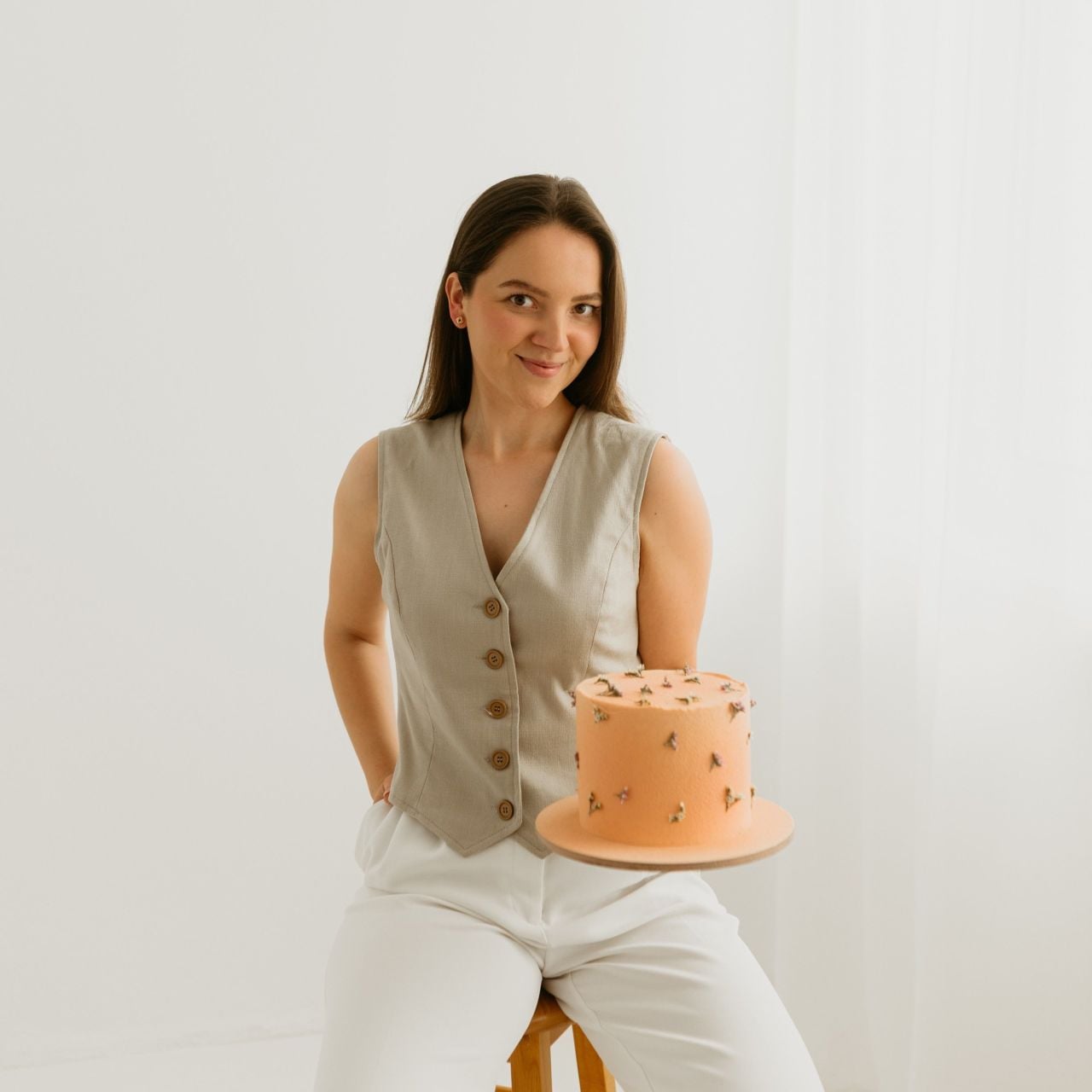 Zakladateľka LE BON s tortou